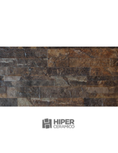 Revestimiento Lourdes Muro Piedra Petróleo 31x53cm 1ra. Calidad