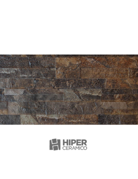 Revestimiento Lourdes Muro Piedra Petróleo 31x53cm 1ra. Calidad