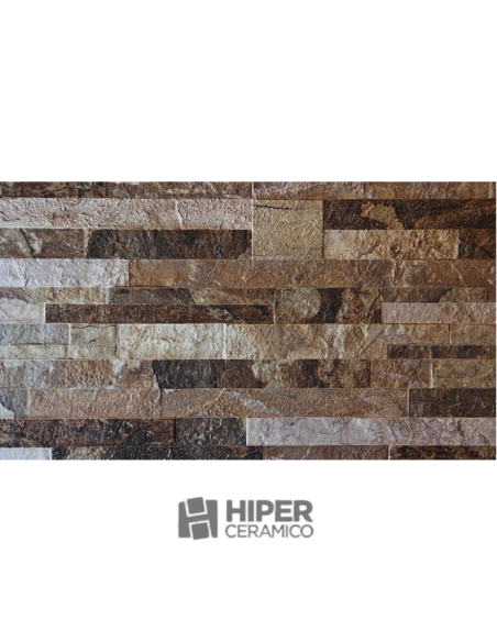 Revestimiento Lourdes Muro Piedra Brick 31x53cm 1ra. Calidad