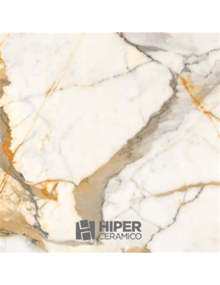 Porcelánico Lume Calacata Gold 86x86cm 1ra. Calidad