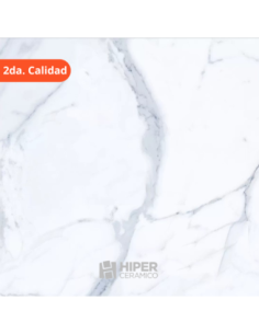 Porcellanato Pulido HD Fit San Lorenzo Calacata Bianco 57,7x57,7cm 2da. Calidad