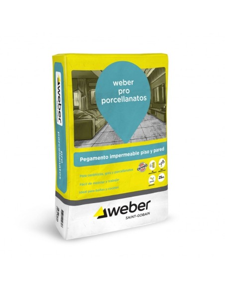 Adhesivo Weber Pro Porcellanatos 25kg