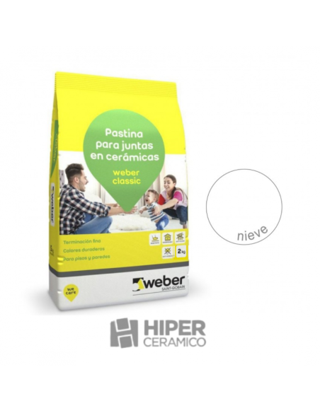 Pastina Weber Classic Nieve 2kg