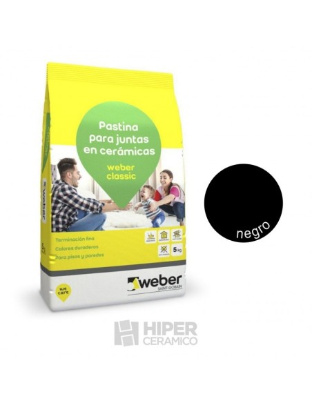 Pastina Weber Classic Negro 5 Kg