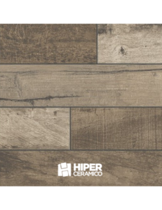 Cerámica Alberdi Biloba Marrón 51x51cm 1ra. Calidad