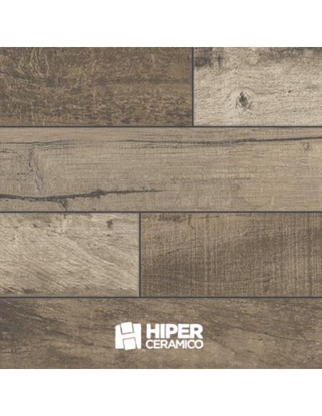 Cerámica Alberdi Biloba Marrón 51x51cm 1ra. Calidad