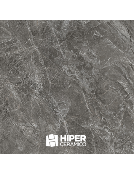 Piso Pulido Cañuelas Nantes Gris 60x60cm 1ra. Calidad
